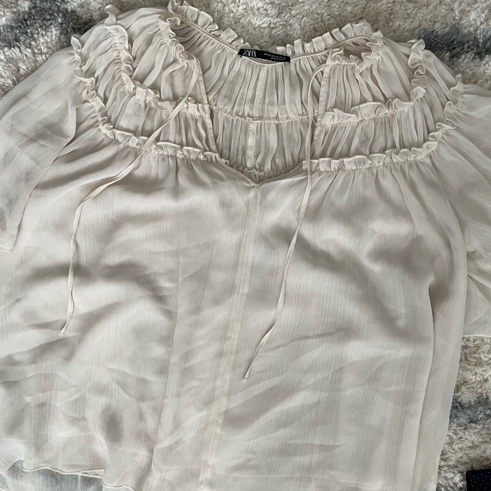 Zara textured top